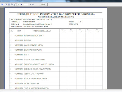 Student Attendance System