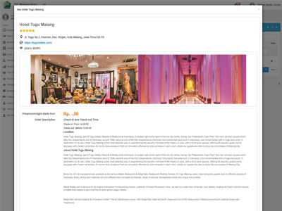 Malang Tourism Center Web Admin